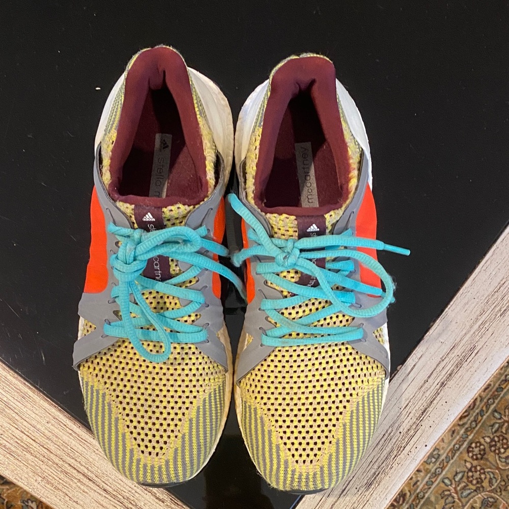 Stella McCartney Adidas Yellow and Orange Athletic Shoes